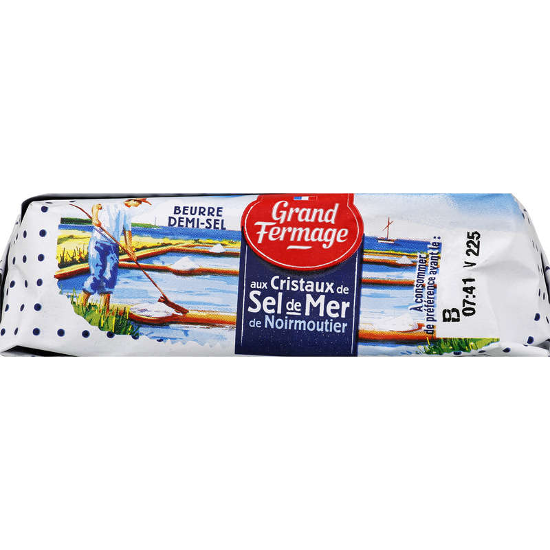 Grand Fermage Beurre Cristaux Sel De Mer 125g