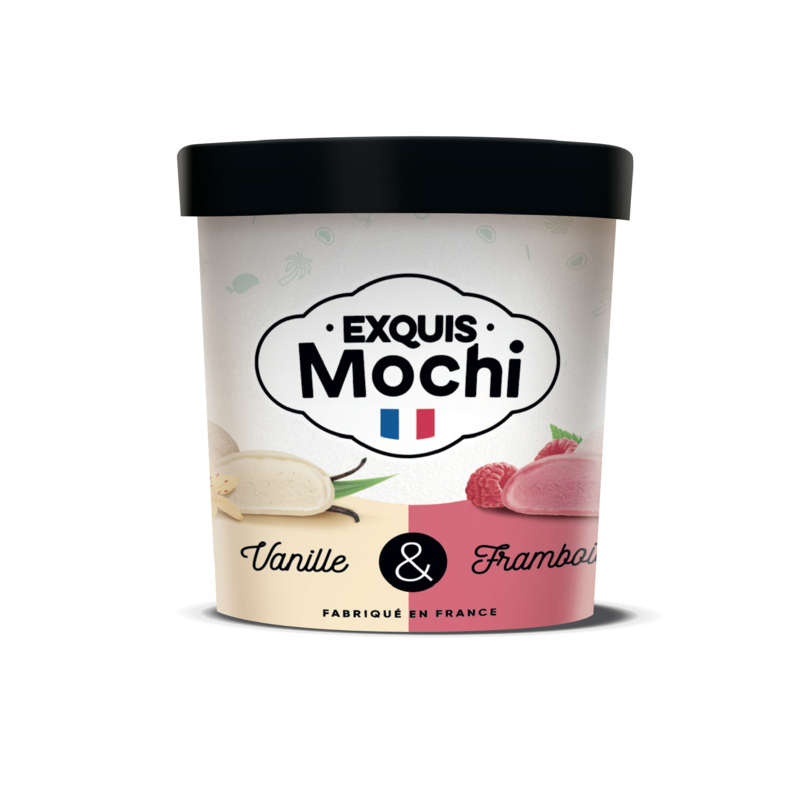 Exquis Mochi Vanille framboise 180g