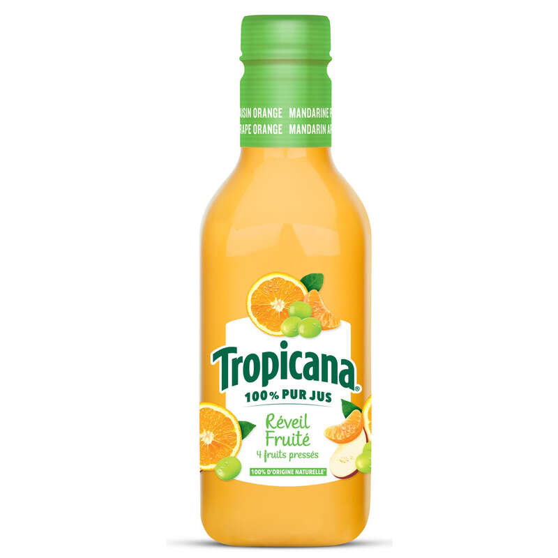 Tropicana 100% Pur Jus Réveil Fruité 90cl