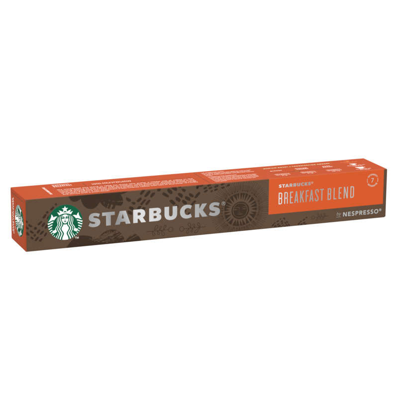 Starbucks Breakfast Blend Capsules par Nespresso x10