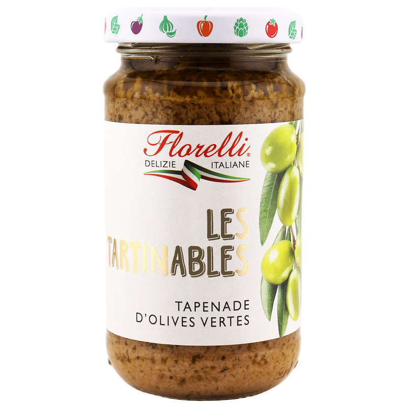 Florelli Tapenade d'Olives Vertes 190g