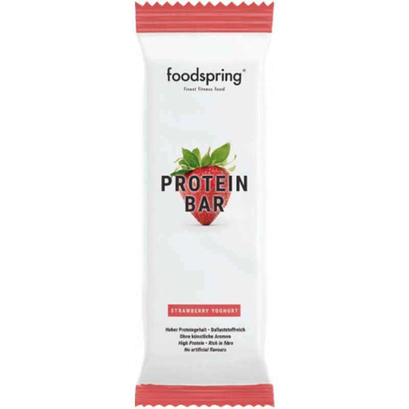 Foodspring Barre protéinée fraise-yaourt 60g