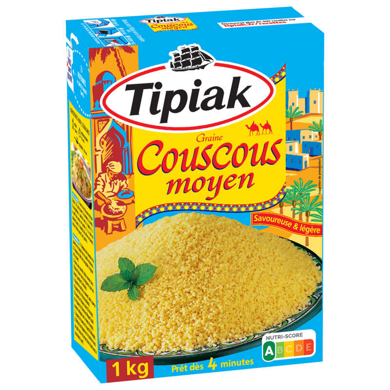 Tipiak Couscous Moyen 1kg