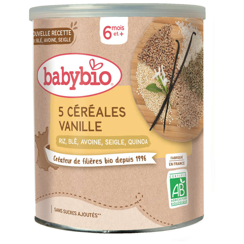 Babybio Céréales Vanille avec Quinoa 220g