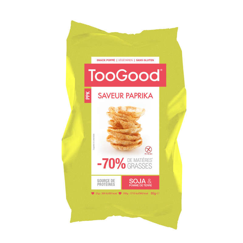 Toogood Snack poppé Paprika 85g