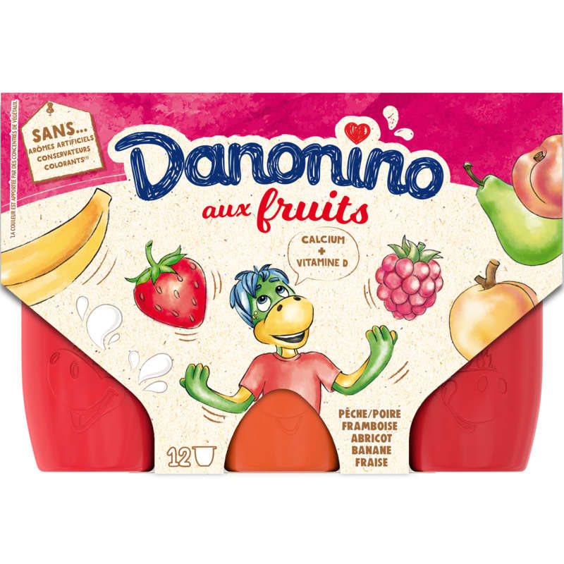 Danonino Petits Suisses Aux Fruits 12x50g