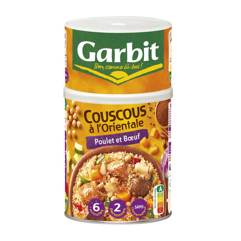 Garbit Couscous Royal Au Poulet & Bœuf 980g