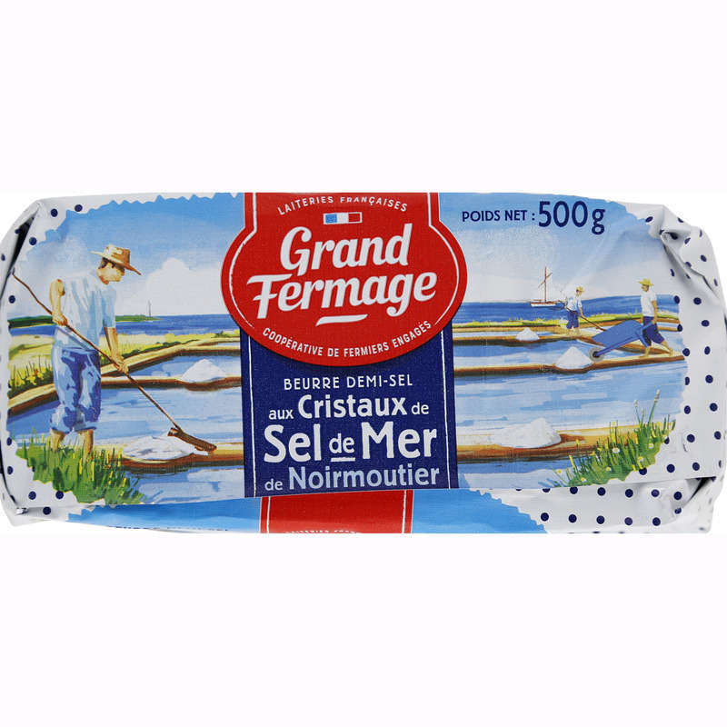 Grand Fermage beurre au sel de Noirmoutier 500g