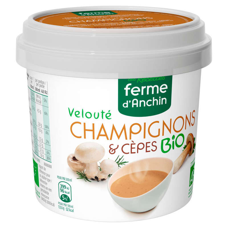 Ferme d'Anchin Velouté Bio aux Champignons et Cèpes