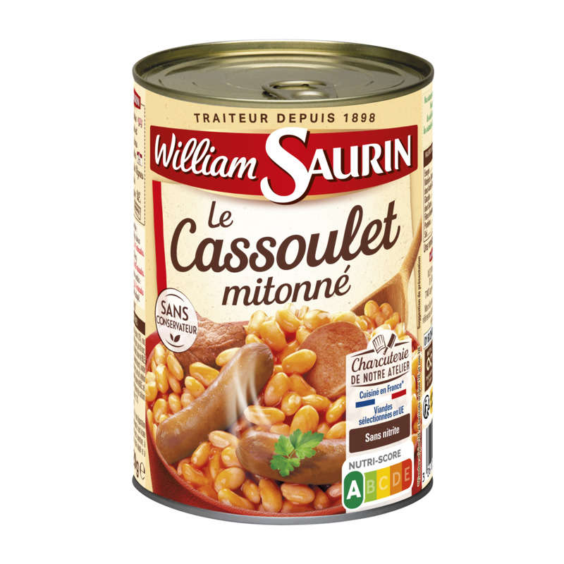 William Saurin Le cassoulet mitonné 420g