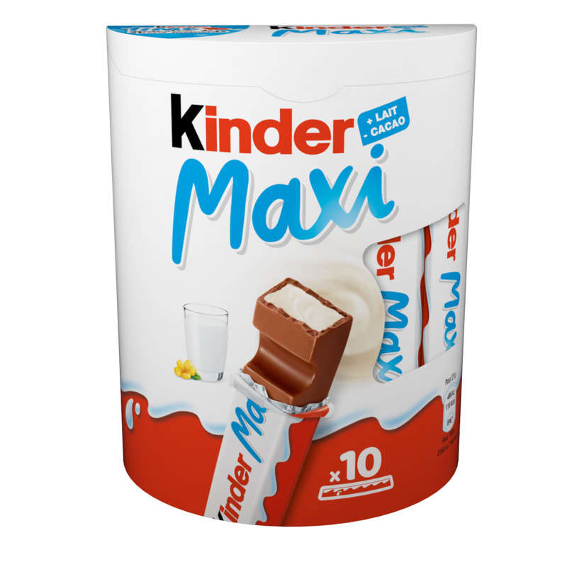 Kinder Maxi Pack de 10 barres 210g