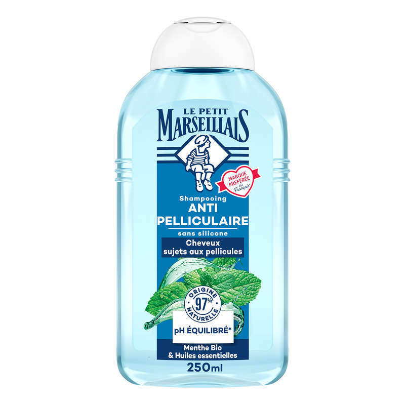 Le Petit Marseillais Shampooing Anti-Pelliculaire Bio 250ml