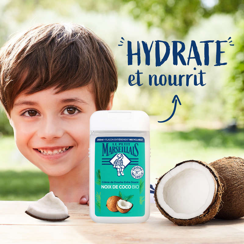 Le Petit Marseillais Douche Crème Hydratante au Beurre de Coco 250ml