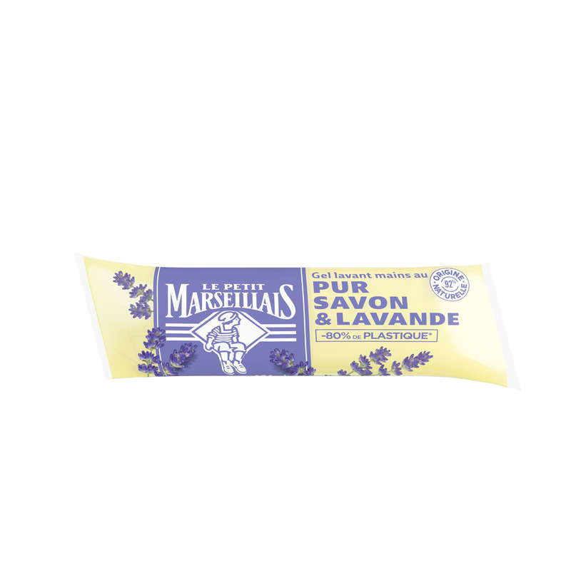 Le Petit Marseillais Gel lavant mains pur savon & lavande recharge 250ml