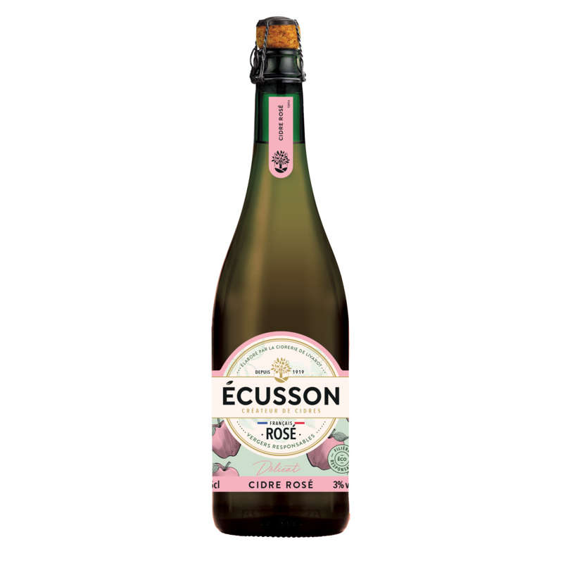 Ecusson Cidre rosé 75cl