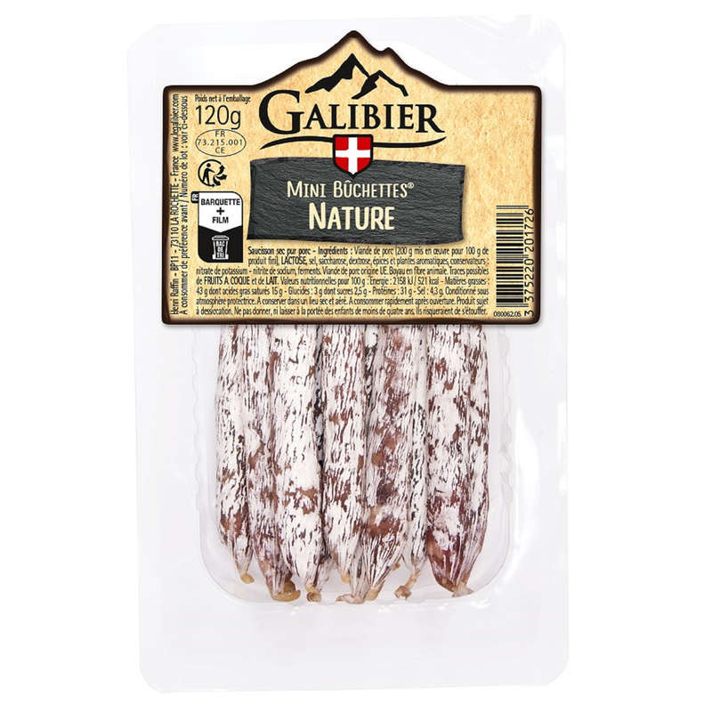 Le Galibier Mini Buchettes Nature 120g