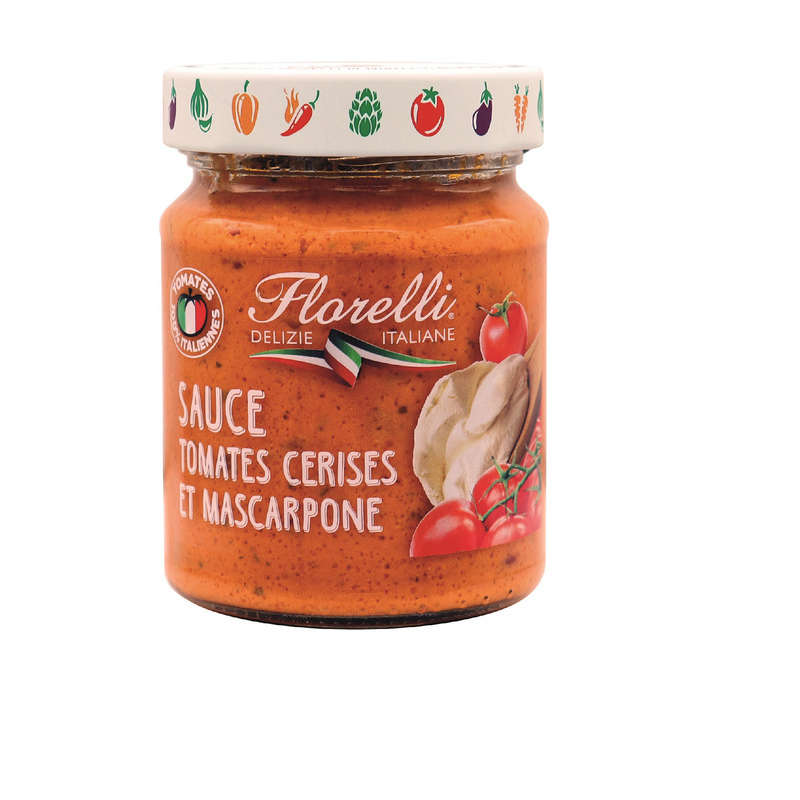 Florelli Sauce Aux Tomates Cerises Et Mascarpone. 250g