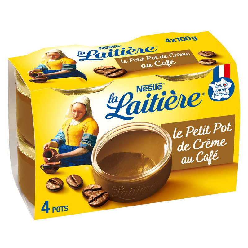 La Laitière Crèmes Desserts café 4x100g