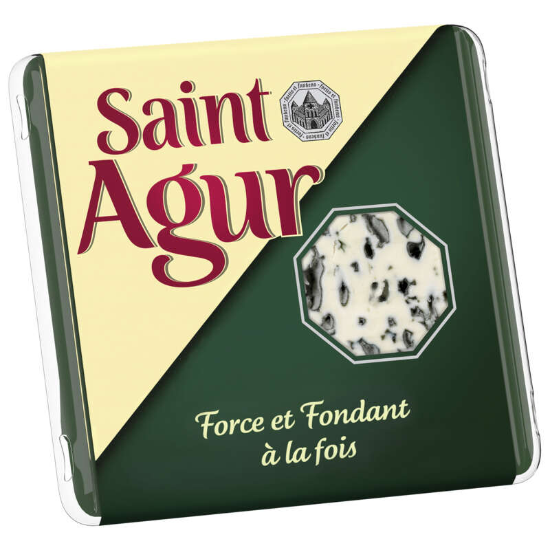 Saint Agur Force Et Fondant Fromage À Pâte Persillée 125g