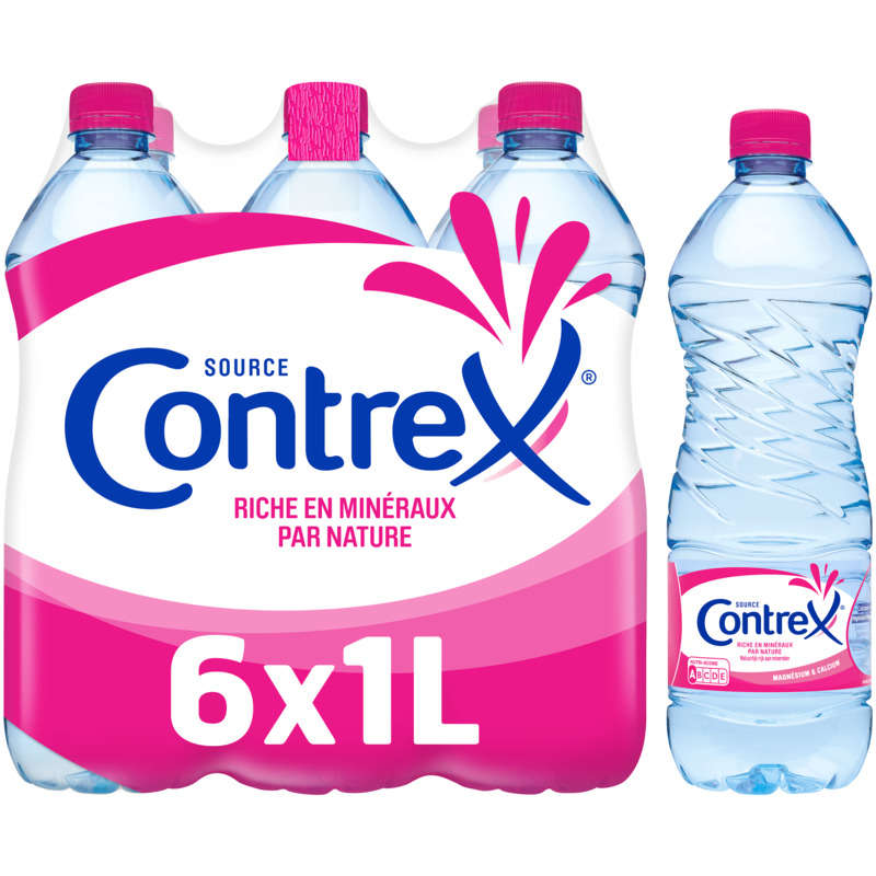 Contrex Eau Minérale Naturelle Riche En Minéraux 6x1L