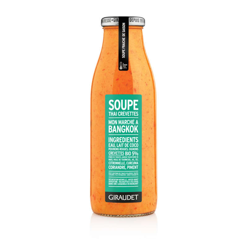 Giraudet Soupe thaï crevettes 50cl