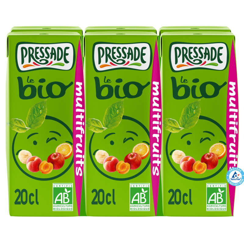 Pressade Jus Multifruits Bio 6x20cl