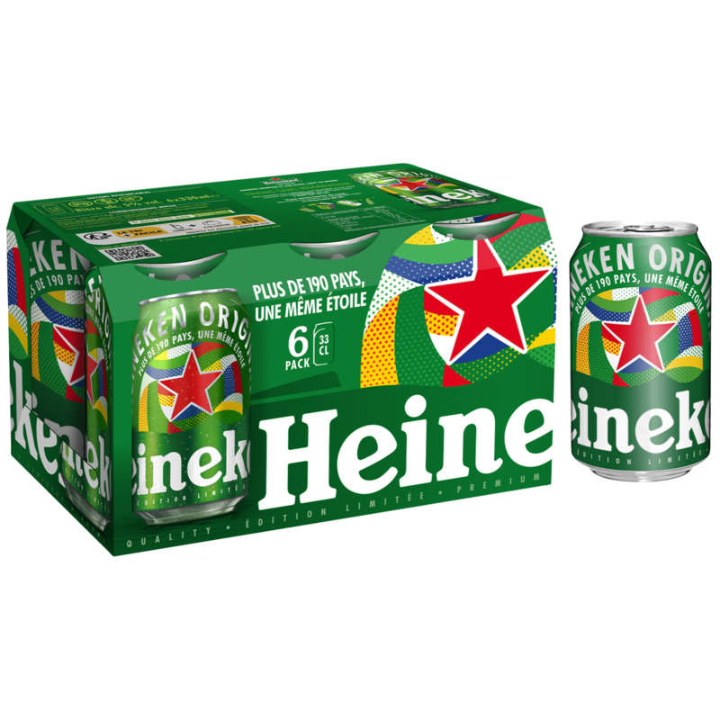 Heineken Bière Blonde 5° 6x33cl