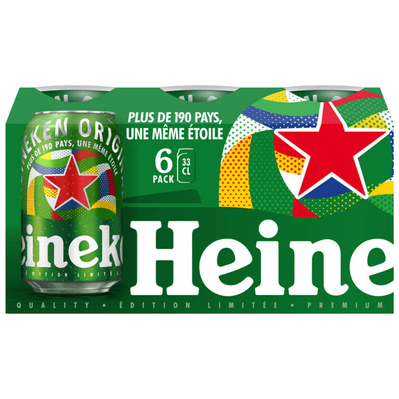 Heineken Bière Blonde 5° 6x33cl