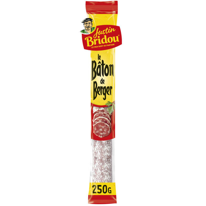 Justin Bridou Bâton de Berger Pur Porc 250g