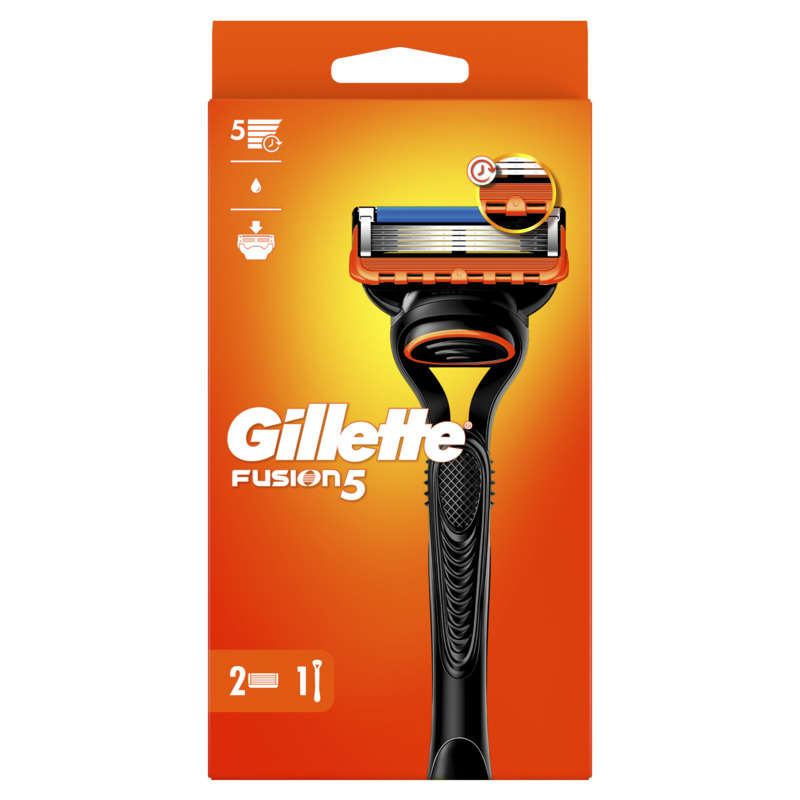 Gillette Gillette Fusion Manual Rasoir + 2 Recharges