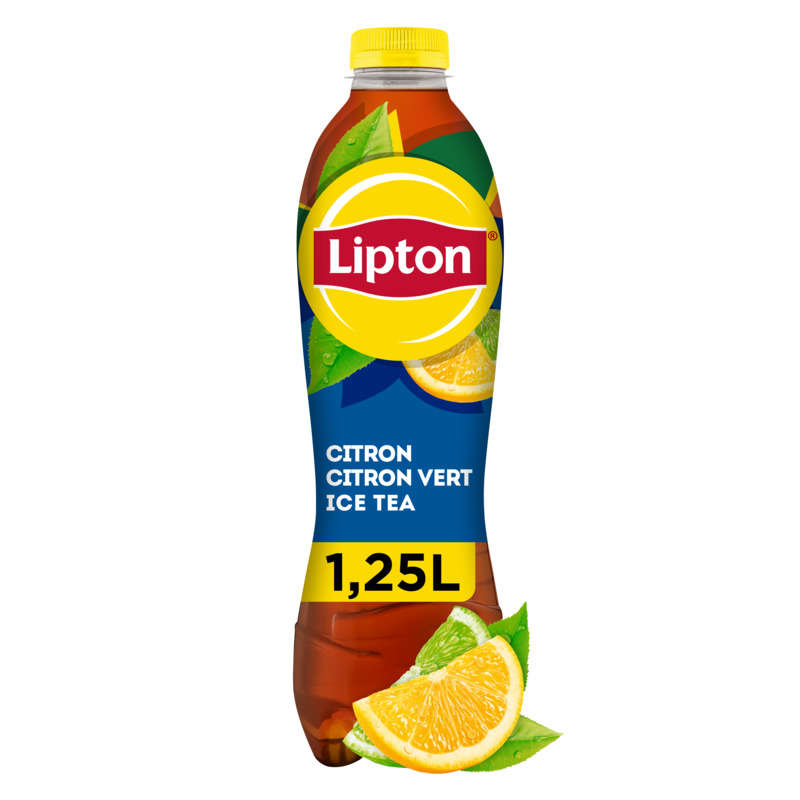 Lipton Thé Glacé Saveur Citron Vert 1,25L