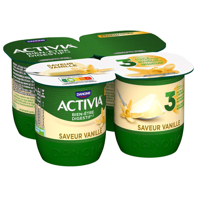 Activia Yaourt Vanille Bifidus 4x125g