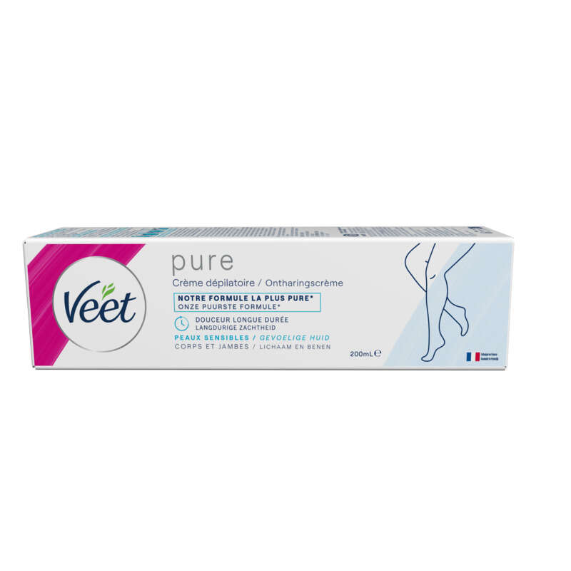 Veet Pure Crème dépilatoire Corps Peaux sensibles 200ml