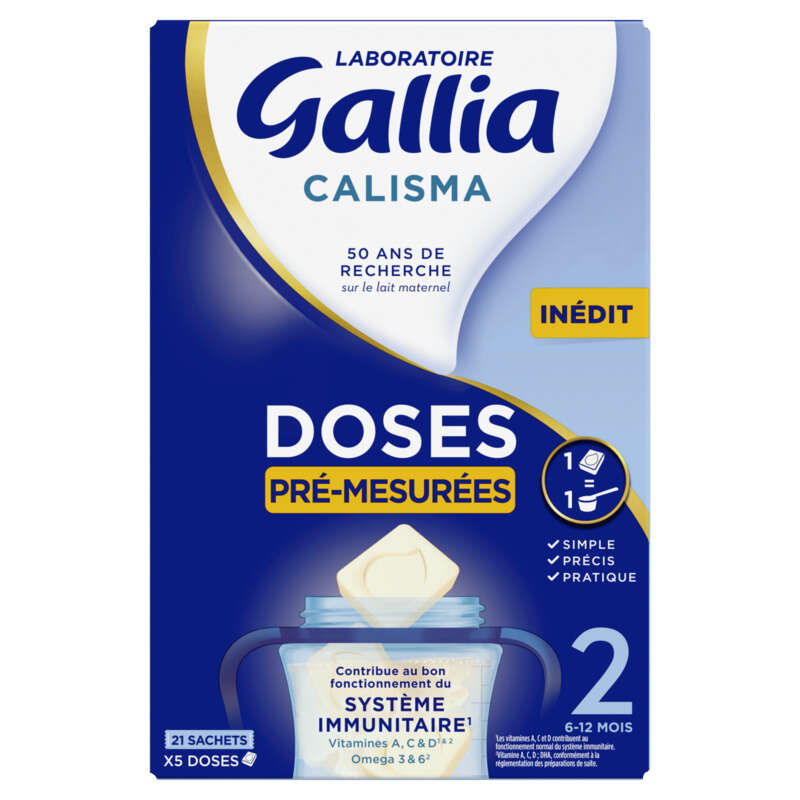 Laboratoire Gallia Calisma Pocket Lait 2ème âge De 6 à 12 mois 504g