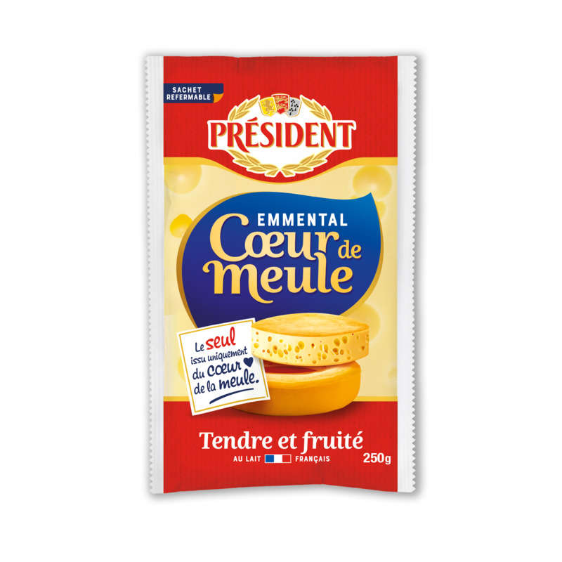 Président Emmental Cœur De Meule Portion 250g