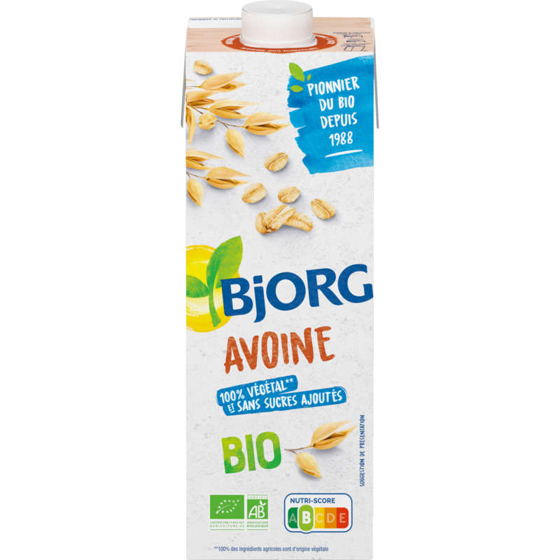 Bjorg Boisson Avoine Bio 1L