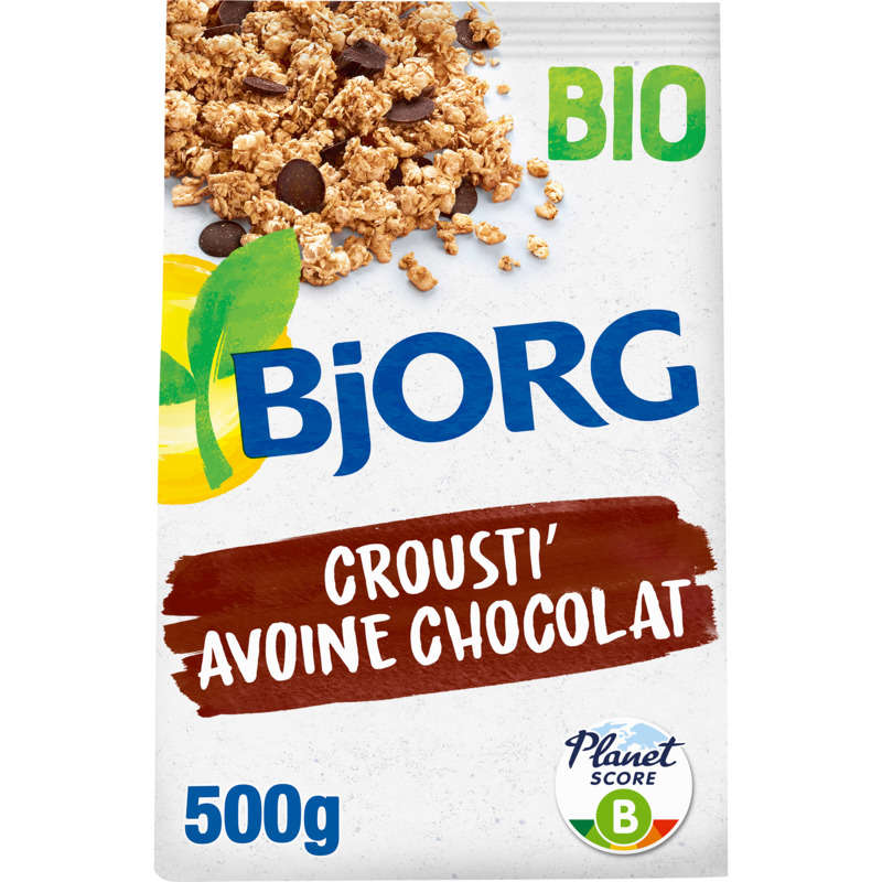 Bjorg Crousti' Avoine Chocolat, Bio 500g