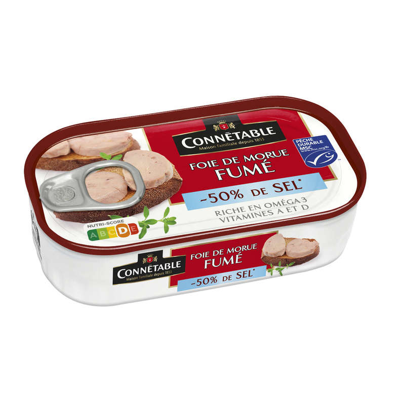 Connetable Foie de morue 121g