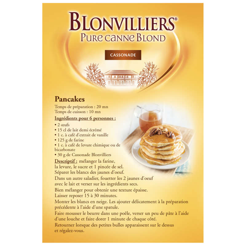 Blonvilliers Sucre Roux De Canne En Poudre 1Kg