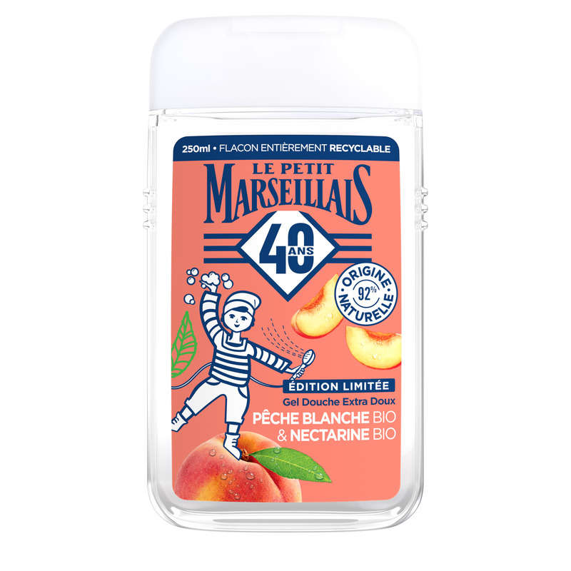 Le Petit Marseillais pêche nectarine bio 250ml