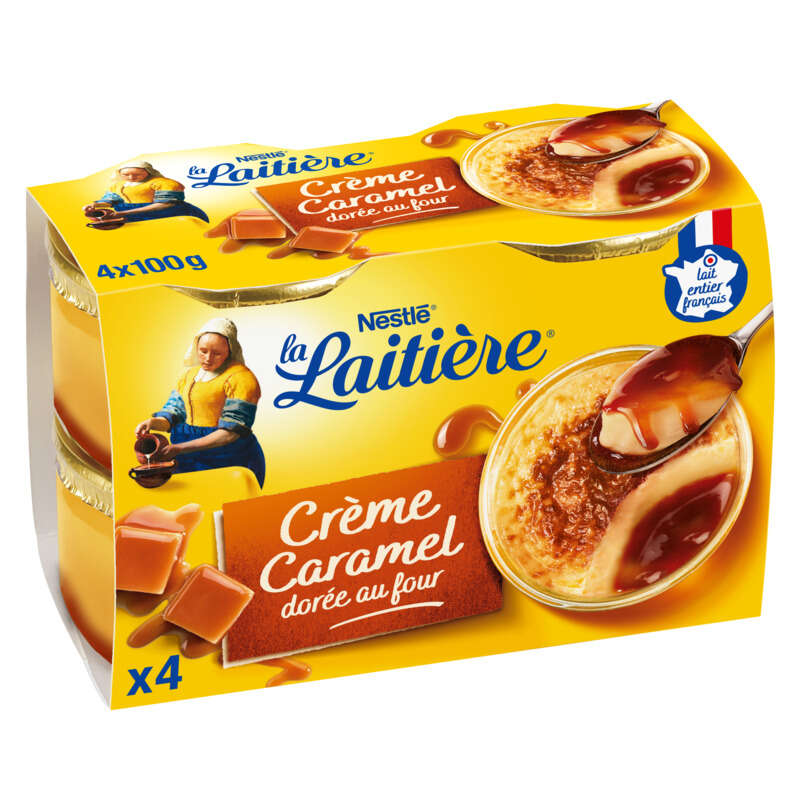 La Laitière Crèmes caramel 4x100g