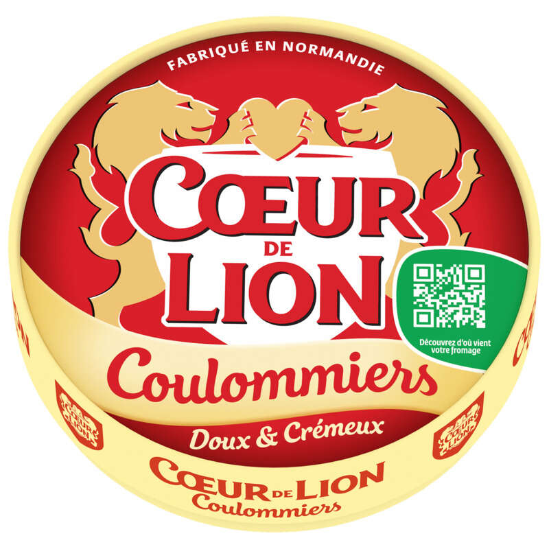 Cœur De Lion Coulommiers Doux Et Crémeux 350g