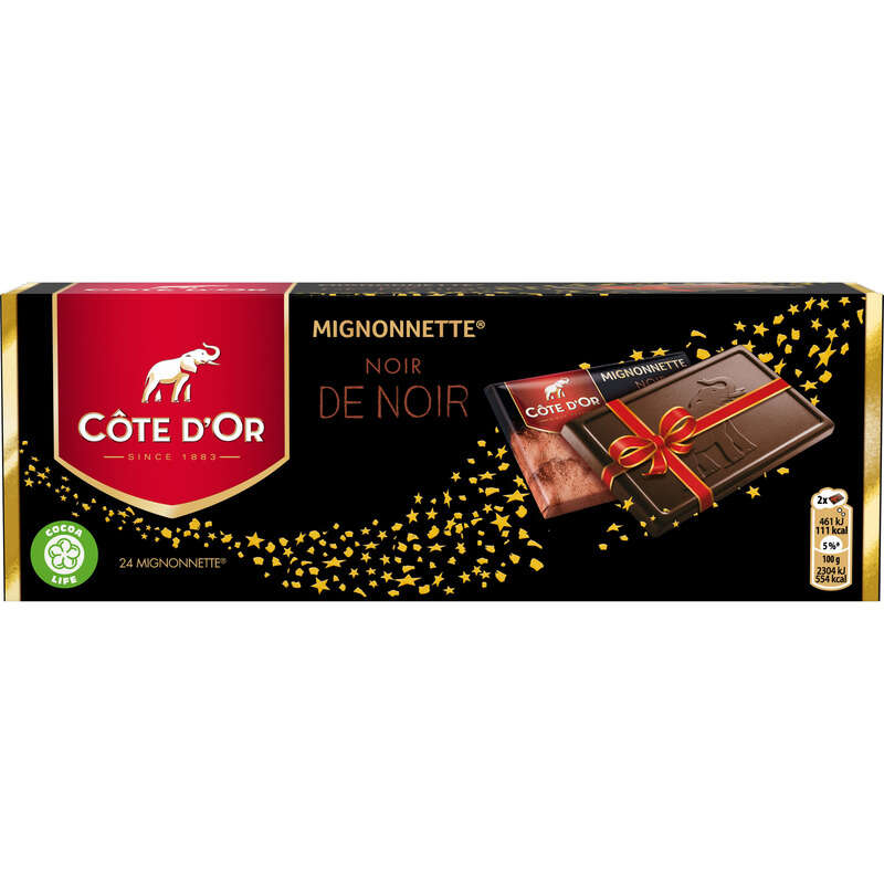 Côte D'or Mignonnettes Tablette Chocolat Noir 24x10g