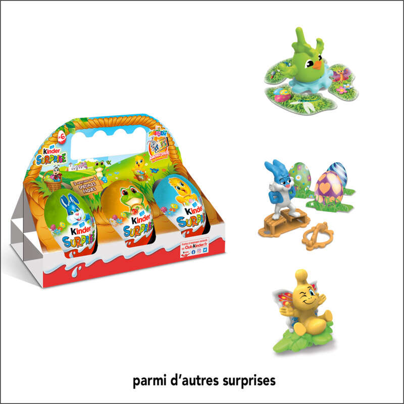 Kinder Surprise Boîte de 6 120g