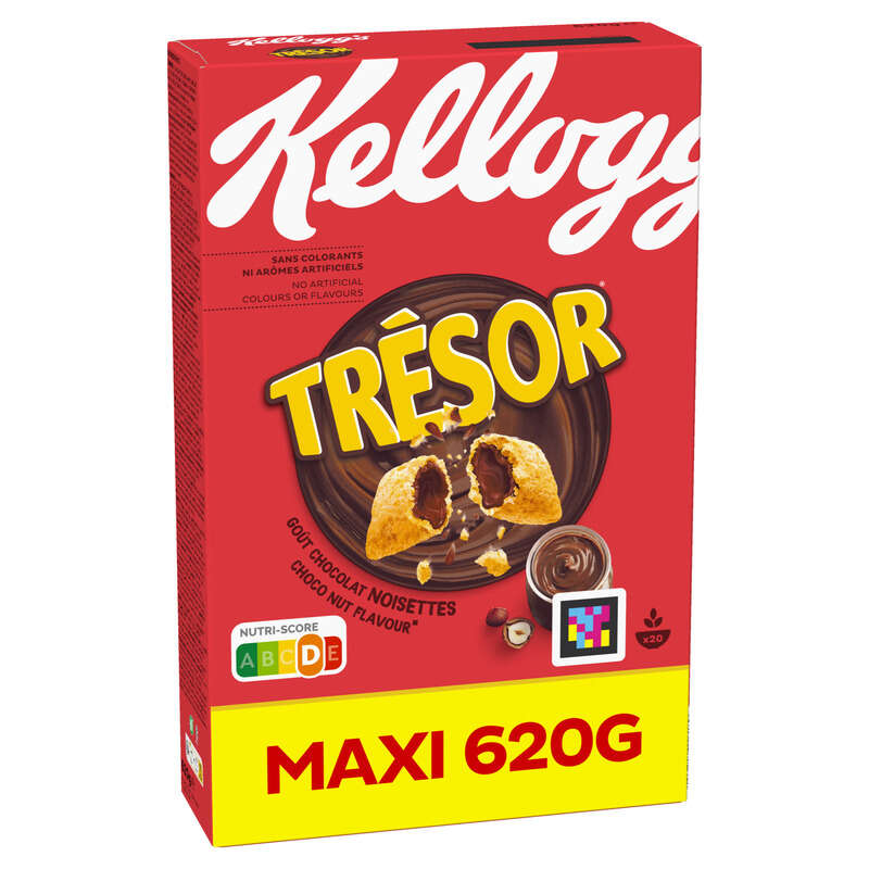 Kellogg's Céréales Trésor Chocolat noisettes 620g