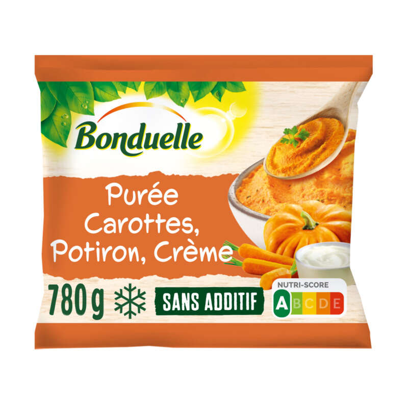 Bonduelle Purée Carottes Potiron Crème 780g