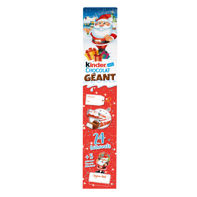 Kinder barre chocolatées géant 300g