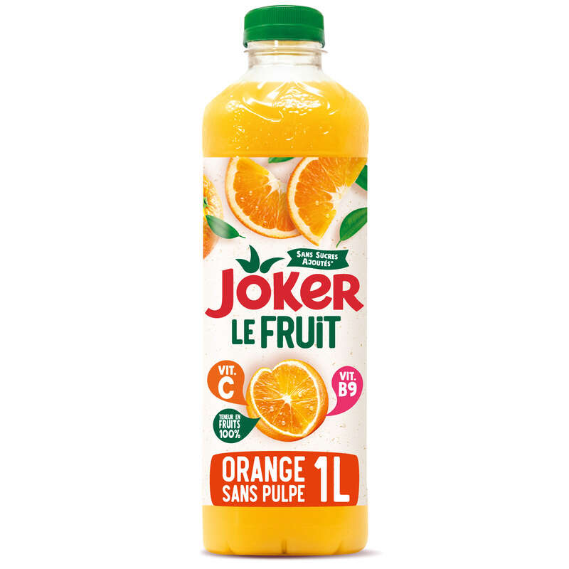 Joker Jus D'Orange Sans Pulpe 1L