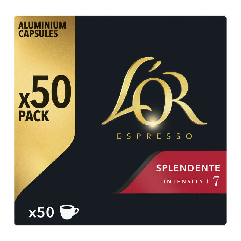 L'Or Espresso splendente café en capsules x50 intensite 7 - 260g