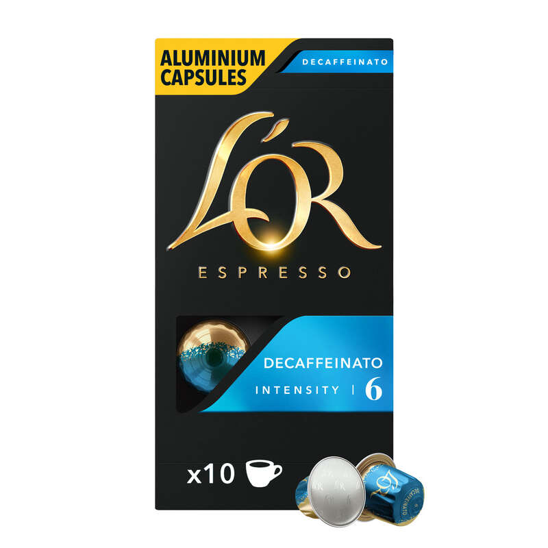 L'Or Espresso Café Decaffeinato intensité 6 x10 capsules 52g